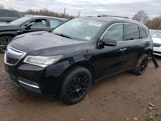 5FRYD4H44EB031894 - 2014 ACURA MDX TECHNOLOGY BLACK photo 1