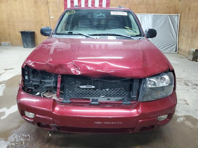 1GNDT13S072263431 - 2007 CHEVROLET TRAILBLAZE LS BURGUNDY photo 5