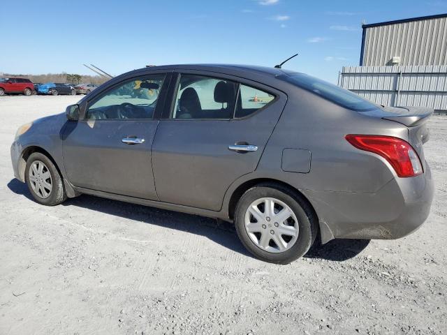 3N1CN7AP8DL863241 - 2013 NISSAN VERSA S GRAY photo 2