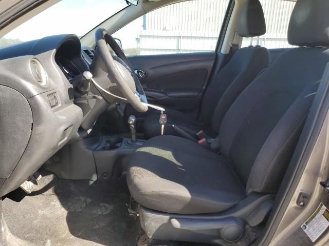 3N1CN7AP8DL863241 - 2013 NISSAN VERSA S GRAY photo 7