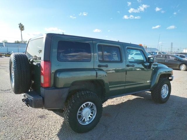 5GTDN136X68251359 - 2006 HUMMER H3 GREEN photo 3