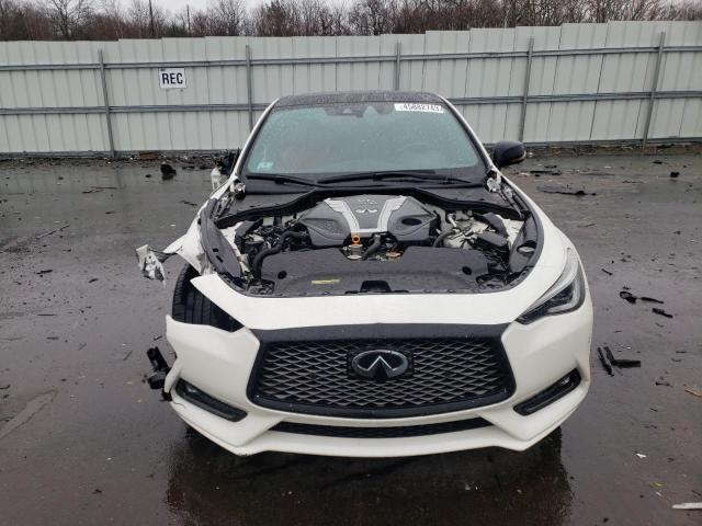 JN1EV7ELXJM390606 - 2018 INFINITI Q60 LUXE 300 WHITE photo 5