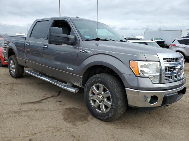 1FTFW1ET5DFD17213 - 2013 FORD F150 SUPERCREW GRAY photo 4