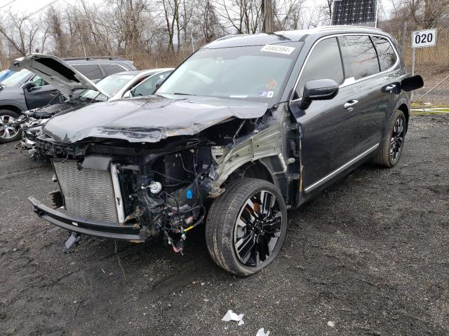 5XYP5DGC2RG437190 - 2024 KIA TELLURIDE SX GRAY photo 1