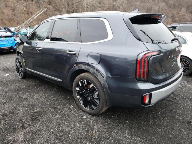 5XYP5DGC2RG437190 - 2024 KIA TELLURIDE SX GRAY photo 2