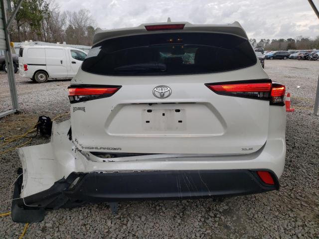 5TDGZRAH3MS068325 - 2021 TOYOTA HIGHLANDER XLE 白色 照片 6