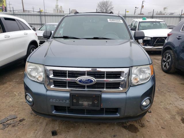 1FMCU9DG5AKC76205 - 2010 FORD ESCAPE XLT BLUE photo 5