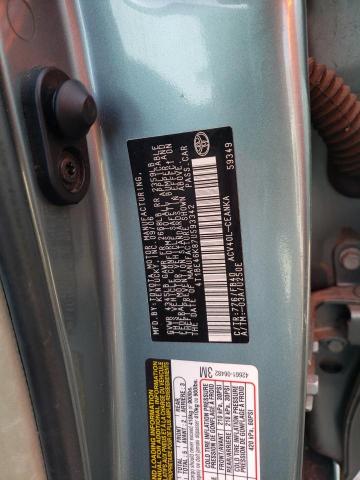 4T1BE46K87U593342 - 2007 TOYOTA CAMRY CE GREEN photo 12