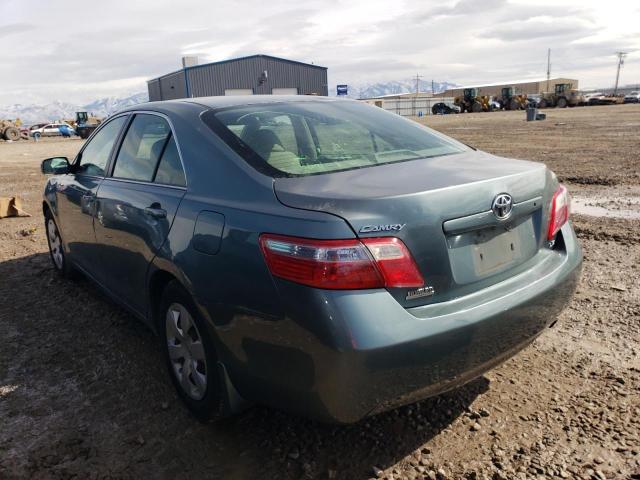 4T1BE46K87U593342 - 2007 TOYOTA CAMRY CE GREEN photo 2