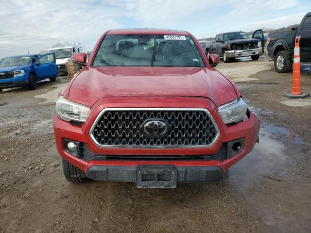 3TMCZ5AN7JM126509 - 2018 TOYOTA TACOMA DOUBLE CAB RED photo 5