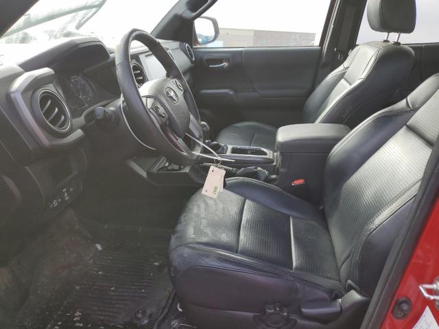 3TMCZ5AN7JM126509 - 2018 TOYOTA TACOMA DOUBLE CAB RED photo 7