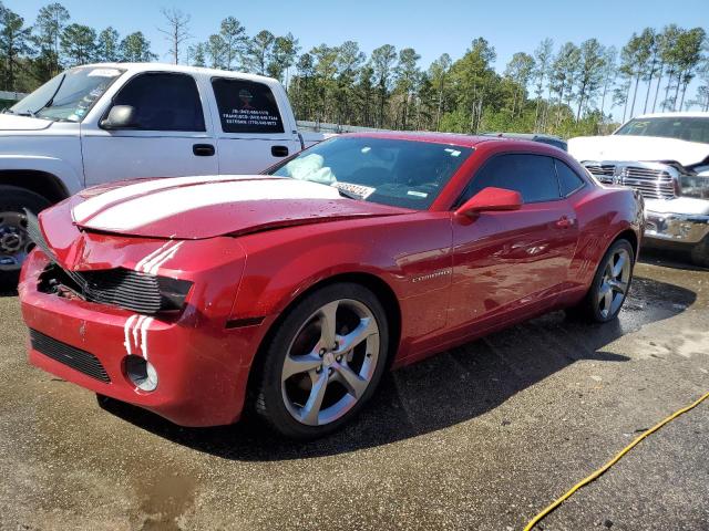 2G1FB1E33D9158365 - 2013 CHEVROLET CAMARO LT RED photo 1