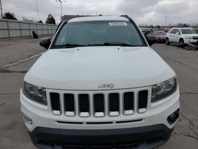 1C4NJDBB5ED744508 - 2014 JEEP COMPASS SPORT WHITE photo 5