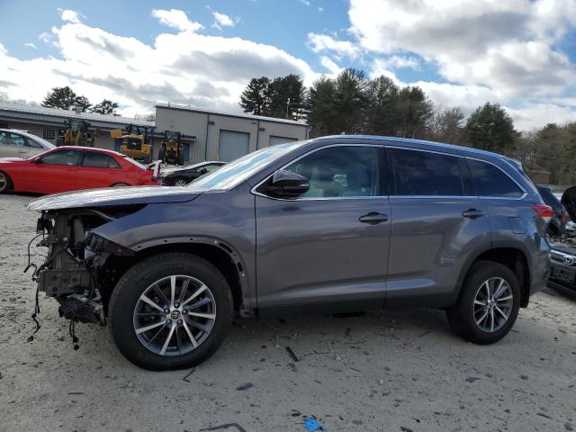 5TDJZRFH7KS625443 - 2019 TOYOTA HIGHLANDER SE BROWN photo 1