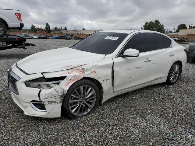 JN1EV7APXJM362815 - 2018 INFINITI Q50 LUXE WHITE photo 1