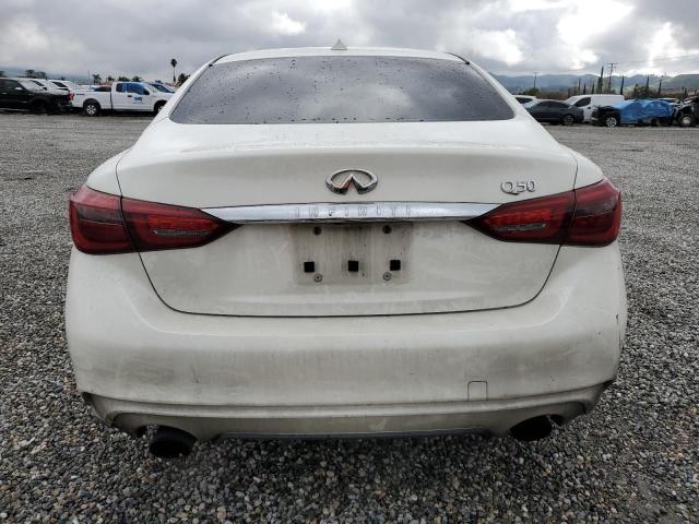 JN1EV7APXJM362815 - 2018 INFINITI Q50 LUXE WHITE photo 6