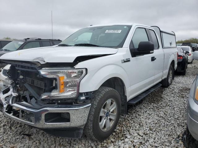 1FTEX1CBXKKC56013 - 2019 FORD F150 SUPER CAB WHITE photo 1