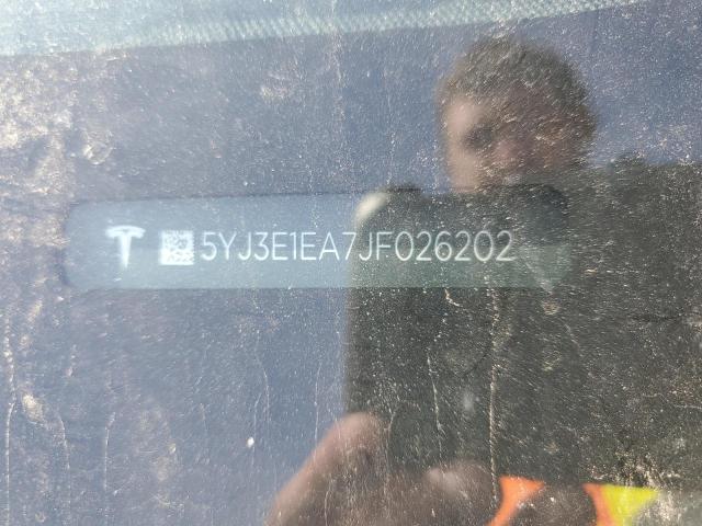 5YJ3E1EA7JF026202 - 2018 TESLA MODEL 3 BLACK photo 12