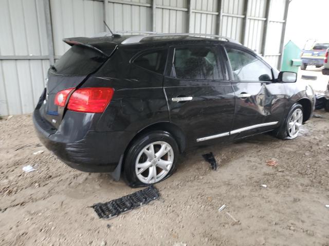 JN8AS5MT9BW183015 - 2011 NISSAN ROGUE S BLACK photo 3