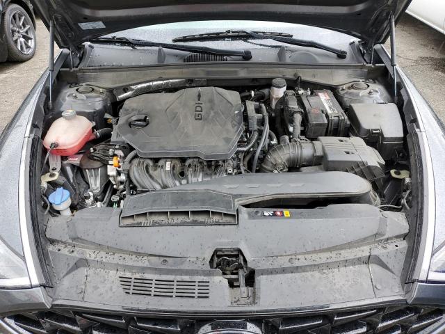 KMHL64JA6MA155299 - 2021 HYUNDAI SONATA SEL CHARCOAL photo 11