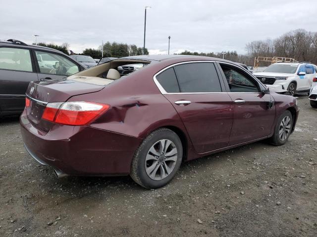 1HGCR2F32FA062424 - 2015 HONDA ACCORD LX MAROON photo 3