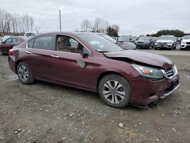 1HGCR2F32FA062424 - 2015 HONDA ACCORD LX MAROON photo 4