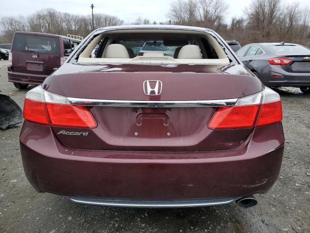 1HGCR2F32FA062424 - 2015 HONDA ACCORD LX MAROON photo 6