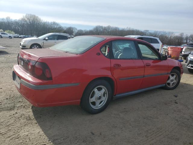 2G1WF52E439177605 - 2003 CHEVROLET IMPALA RED photo 3