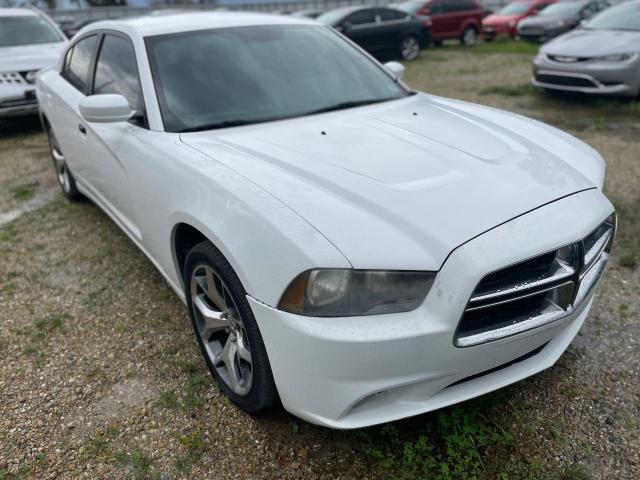 2C3CDXHG4EH251753 - 2014 DODGE CHARGER SXT WHITE photo 1