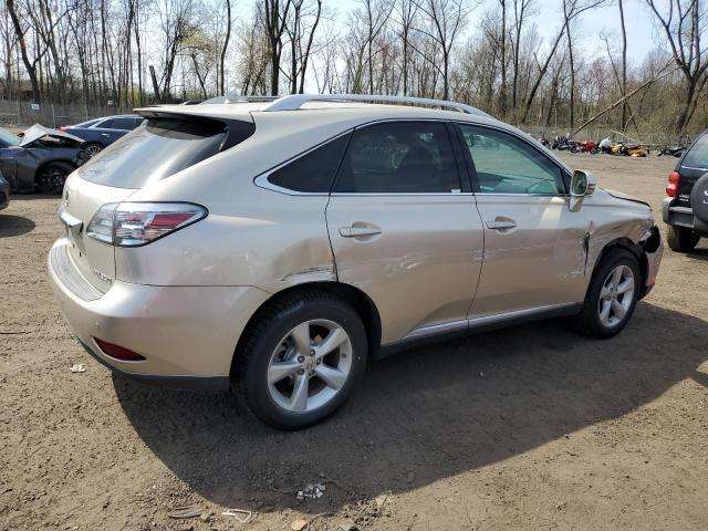 2T2BK1BAXCC135149 - 2012 LEXUS RX 350 CREAM photo 3