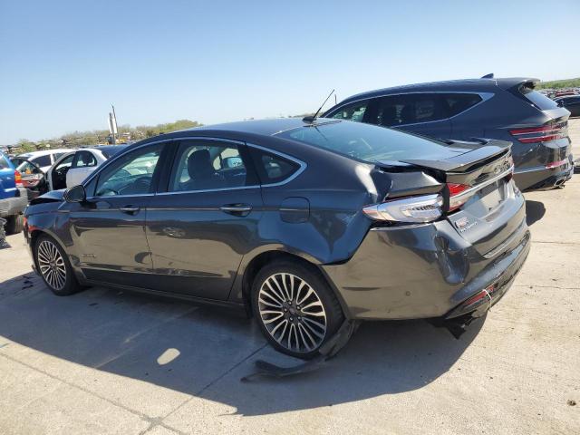 3FA6P0RU2JR274867 - 2018 FORD FUSION TITANIUM/PLATINUM HEV GRAY photo 2