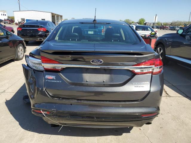 3FA6P0RU2JR274867 - 2018 FORD FUSION TITANIUM/PLATINUM HEV GRAY photo 6