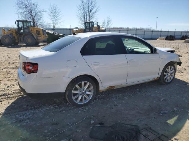 3VWRJ7AJ4AM020638 - 2010 VOLKSWAGEN JETTA WOLFSBURG WHITE photo 3