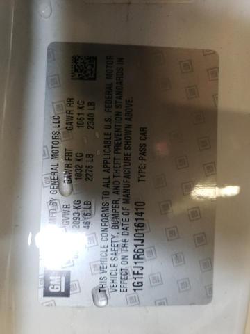 1G1FJ1R61J0161410 - 2018 CHEVROLET CAMARO ZL1 WHITE photo 12