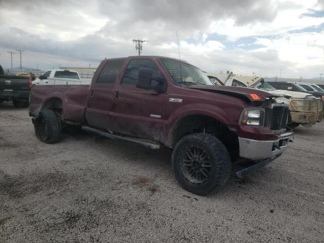 1FTWW31P66EA43419 - 2006 FORD F350 SRW SUPER DUTY BURGUNDY photo 4