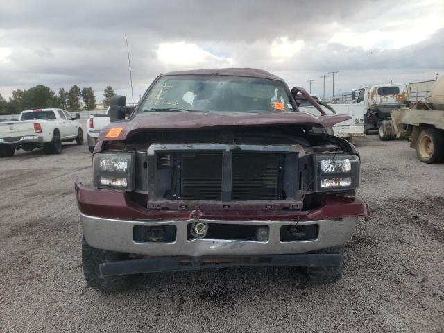 1FTWW31P66EA43419 - 2006 FORD F350 SRW SUPER DUTY BURGUNDY photo 5