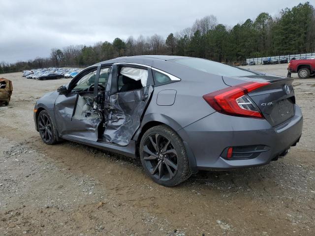 19XFC2F86KE004073 - 2019 HONDA CIVIC SPORT GRAY photo 2