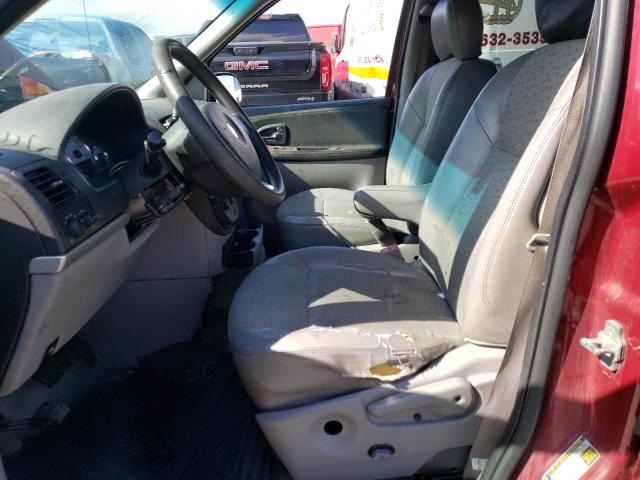 1GNDV23L65D165157 - 2005 CHEVROLET UPLANDER LS Qırmızı foto 7