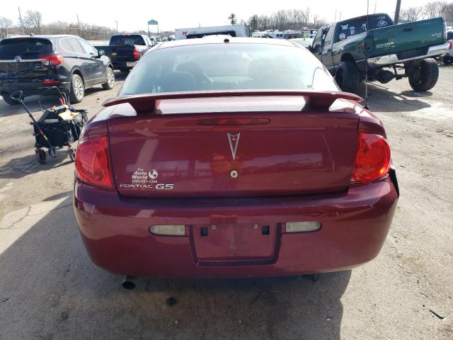 1G2AL18F587163065 - 2008 PONTIAC G5 MAROON photo 6