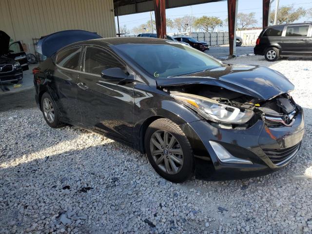 KMHDH4AE8GU483442 - 2016 HYUNDAI ELANTRA SE BLACK photo 4