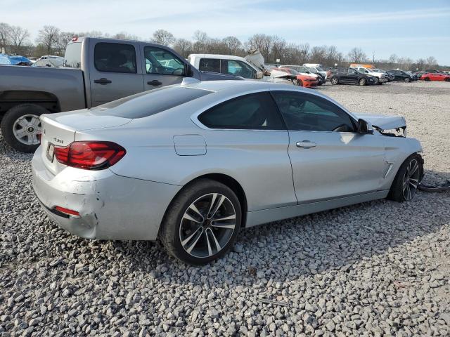 WBA4W3C07LFH12942 - 2020 BMW 430I SILVER photo 3