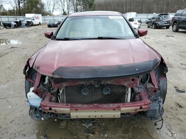 5J6TF2H56AL010534 - 2010 HONDA ACCORD CRO EXL BURGUNDY photo 5