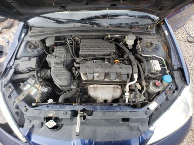 2HGES26774H514401 - 2004 HONDA CIVIC EX BLUE photo 11