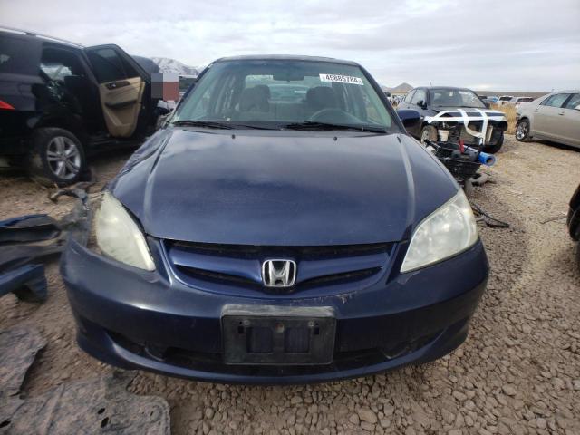 2HGES26774H514401 - 2004 HONDA CIVIC EX BLUE photo 5