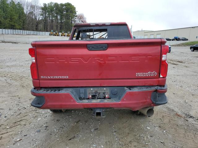 1GC4YREY8MF241191 - 2021 CHEVROLET SILVERADO K2500 HIGH COUNTRY RED photo 6