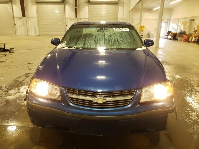 2G1WF52E759289947 - 2005 CHEVROLET IMPALA BLUE photo 5