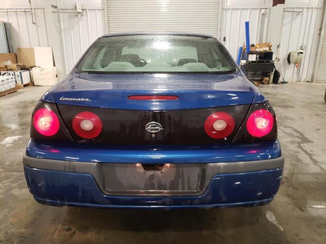 2G1WF52E759289947 - 2005 CHEVROLET IMPALA BLUE photo 6