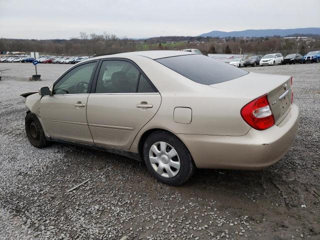 4T1BE32K93U743047 - 2003 TOYOTA CAMRY LE TAN photo 2