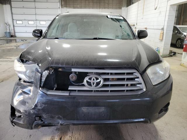 5TDBK3EH0AS033744 - 2010 TOYOTA HIGHLANDER BLACK photo 5