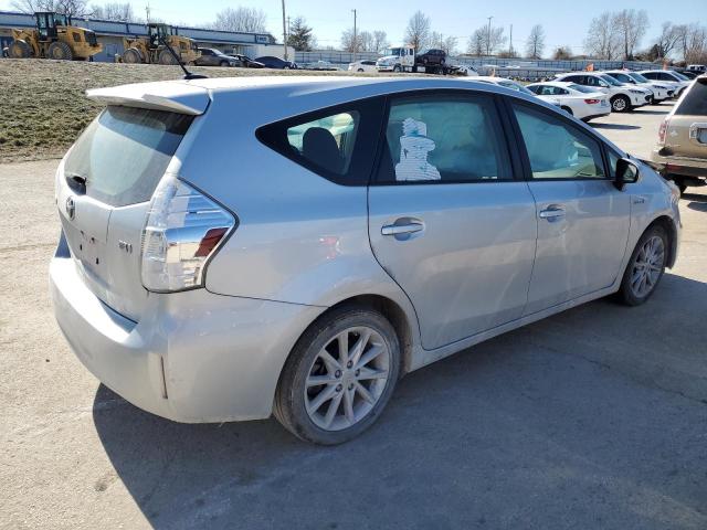 JTDZN3EU1D3238434 - 2013 TOYOTA PRIUS V SILVER photo 3